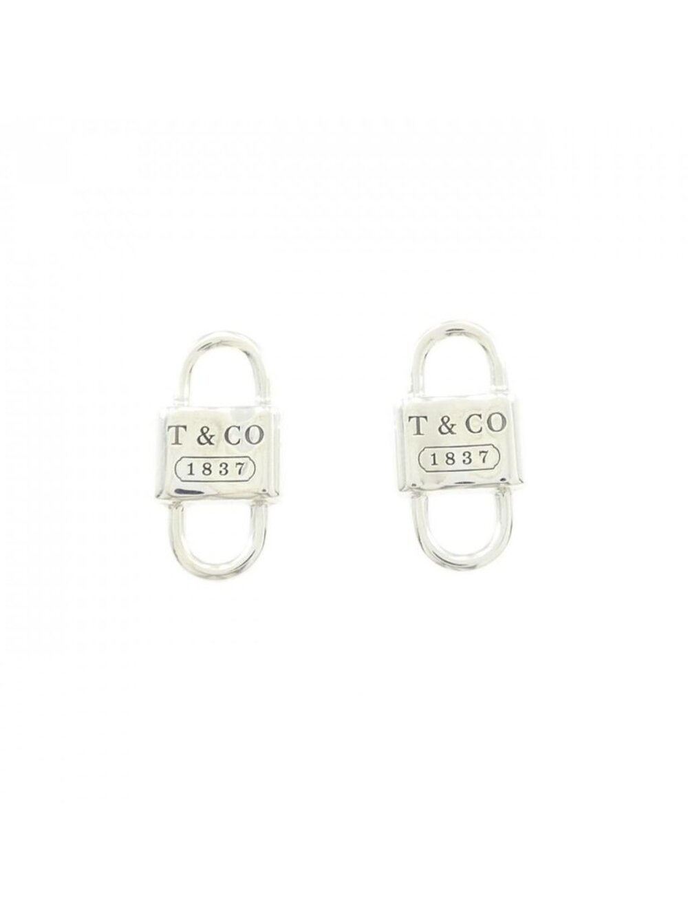 Tiffany & Co Double Lock Earrings